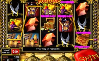 Genie's Fortune betsoft spelautomater screenshot
