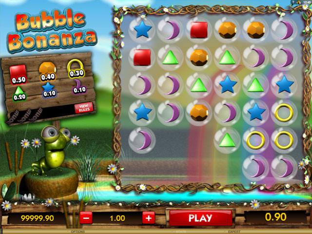 Bubble Bonanza Microgaming spelautomater screenshot