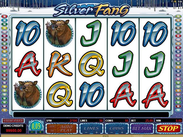 Spelautomater Silver Fang Microgaming SS - wyrmspel.com