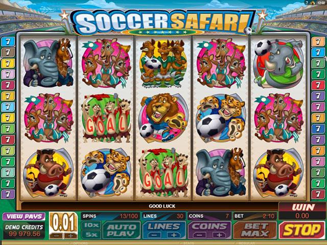 Spelautomater Soccer Safari Microgaming SS - wyrmspel.com