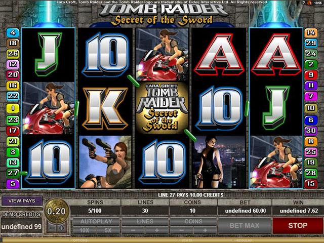 Spelautomater Tomb Raider 2 Microgaming SS - wyrmspel.com